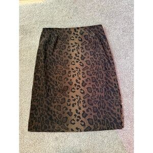 Vintage Pariscope Leopard Skirt